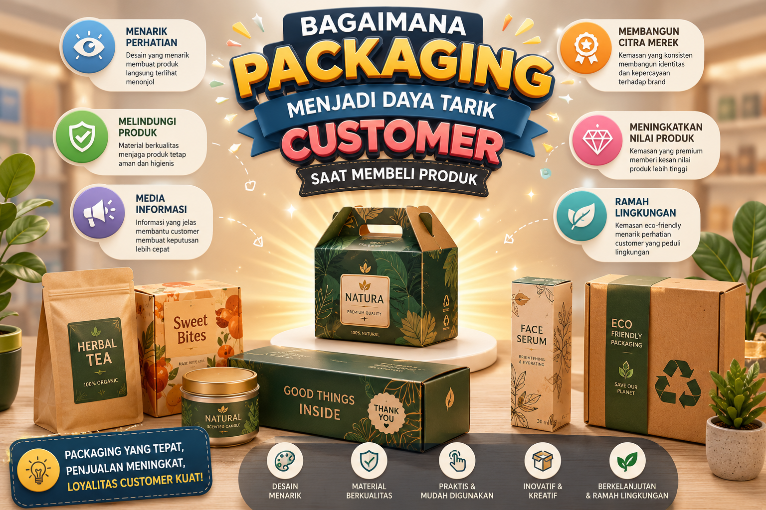 You are currently viewing Bagaimana Packaging Menjadi Daya Tarik Customer Saat Membeli Produk