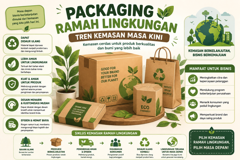 Read more about the article Packaging Ramah Lingkungan: Tren Kemasan Masa Kini