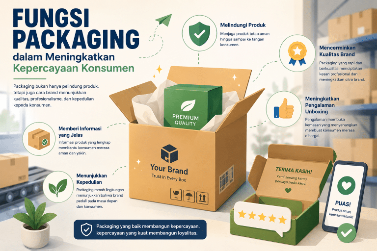 Read more about the article Fungsi Packaging dalam Meningkatkan Kepercayaan Konsumen