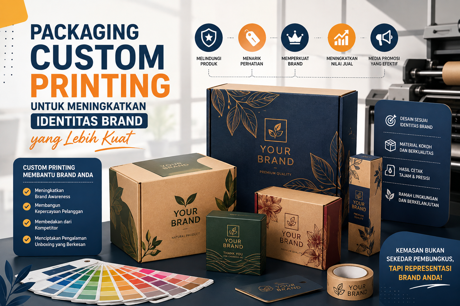 You are currently viewing Packaging Custom Printing untuk Meningkatkan Identitas Brand yang Lebih Kuat