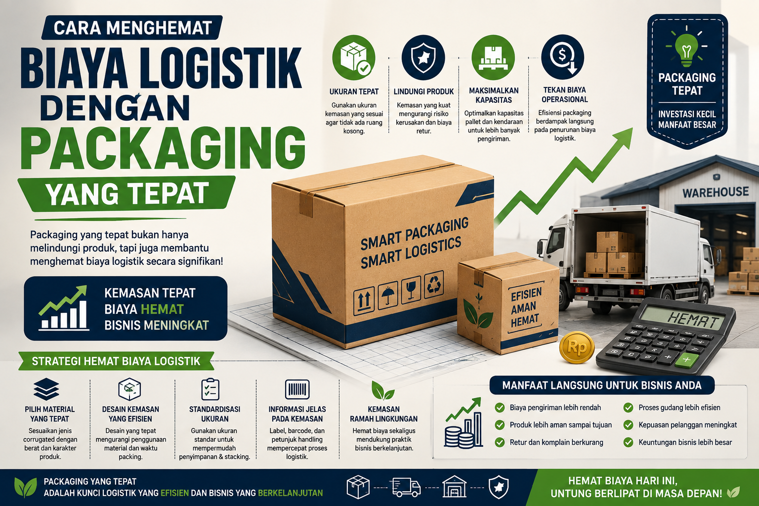 You are currently viewing Cara Menghemat Biaya Logistik dengan Packaging yang Tepat: Strategi Efisien untuk Bisnis Modern