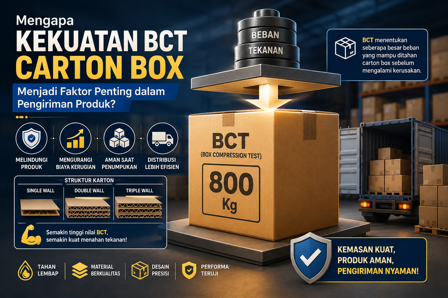 You are currently viewing Mengapa Kekuatan BCT Carton Box Menjadi Faktor Penting dalam Pengiriman Produk?
