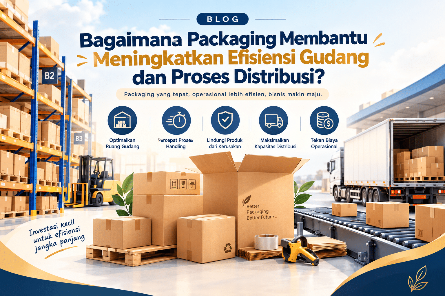 You are currently viewing Bagaimana Packaging Membantu Meningkatkan Efisiensi Gudang dan Proses Distribusi?