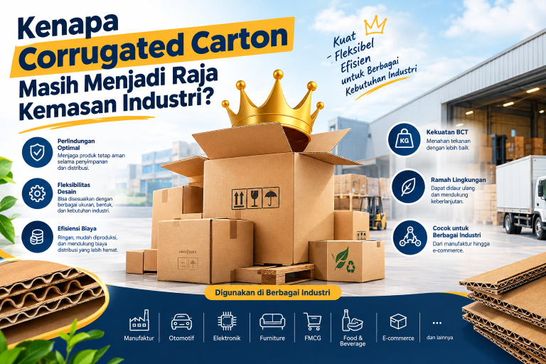 Read more about the article Kenapa Corrugated Carton Masih Menjadi Raja Kemasan Industri?