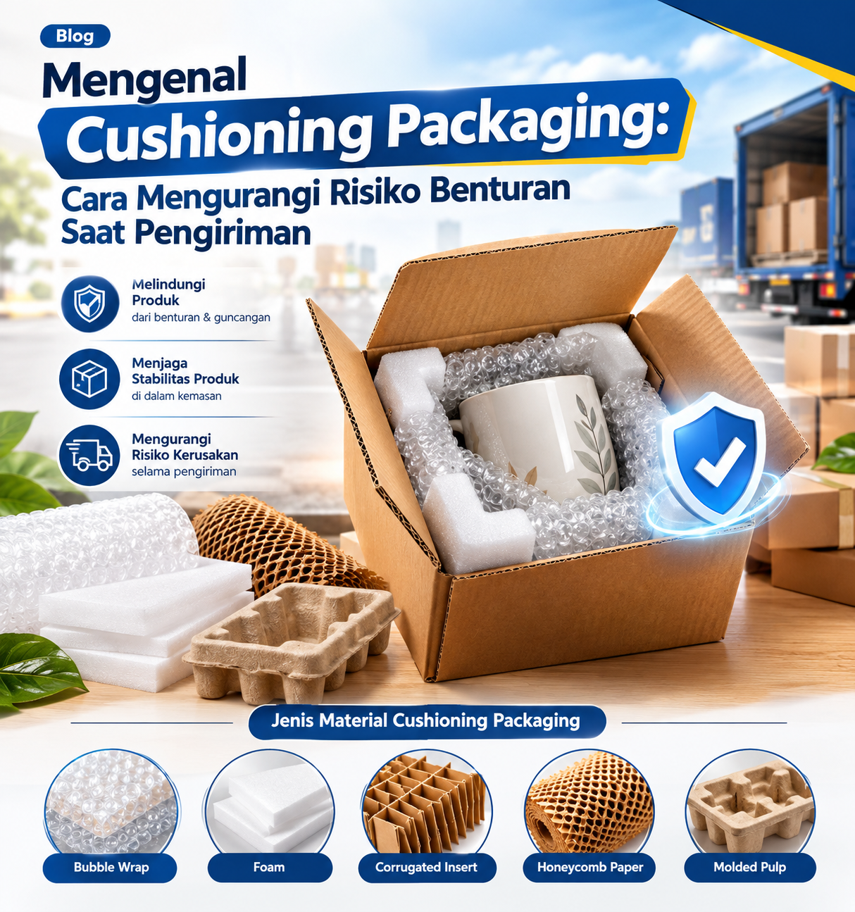 You are currently viewing Mengenal Cushioning Packaging: Cara Mengurangi Risiko Benturan Saat Pengiriman